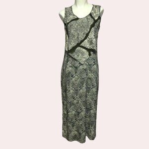 CARIBOU New York Sleeveless Maxi Dress Size Small